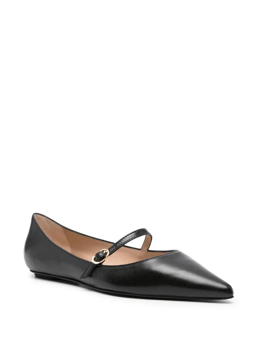 Stuart Weitzman "Emilia" Mary Jane Flat Shoes