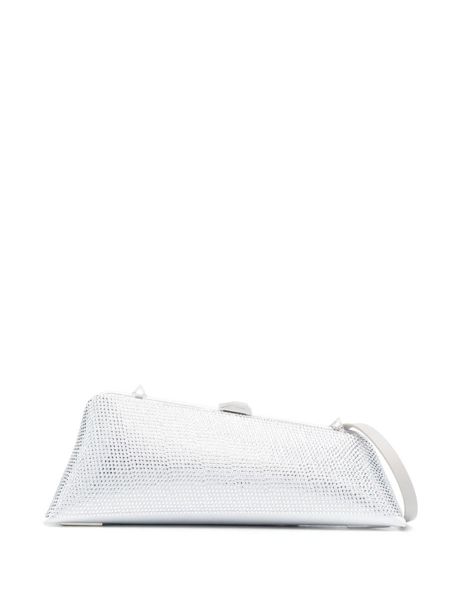 The Attico Long Night Satin Clutch Bag