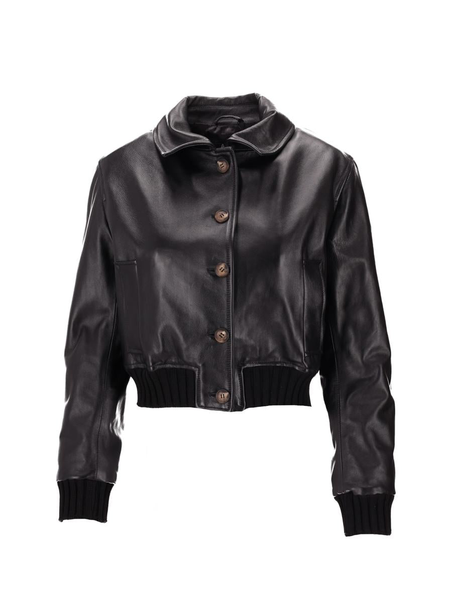 La Rose Leather Jacket Nappa