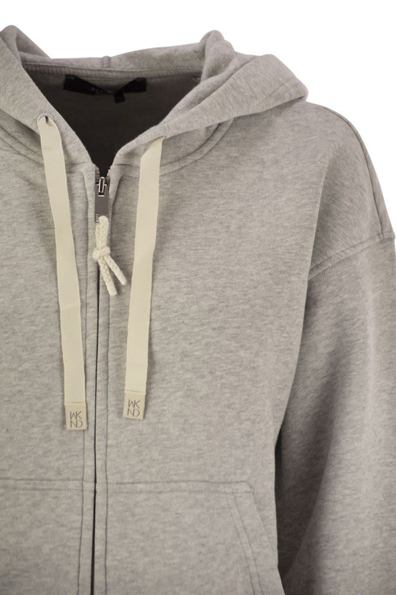 Weekend Max Mara Dog - Cotton Zipped Sweatshirt