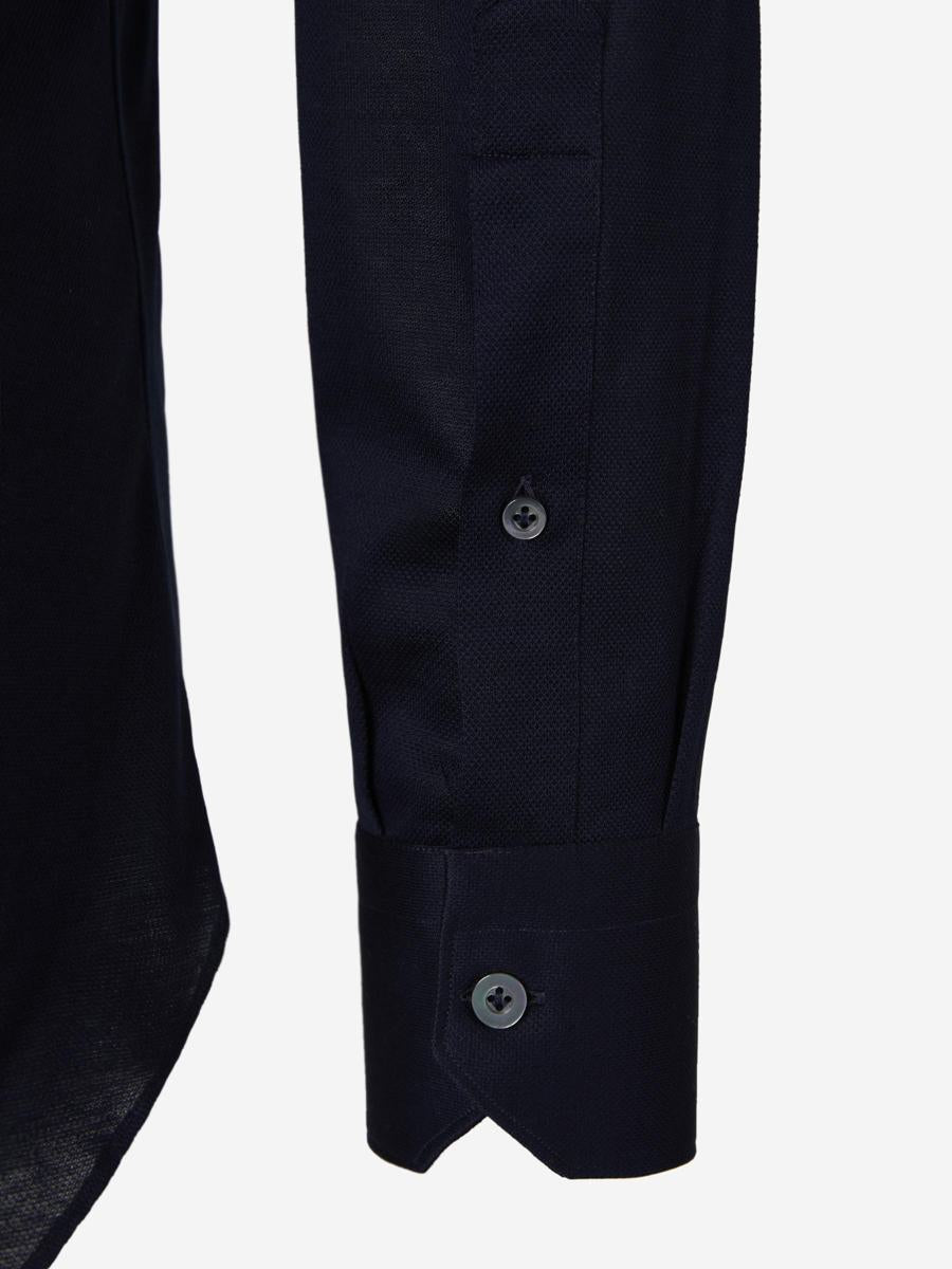 Fray Cotton Piqué Shirt