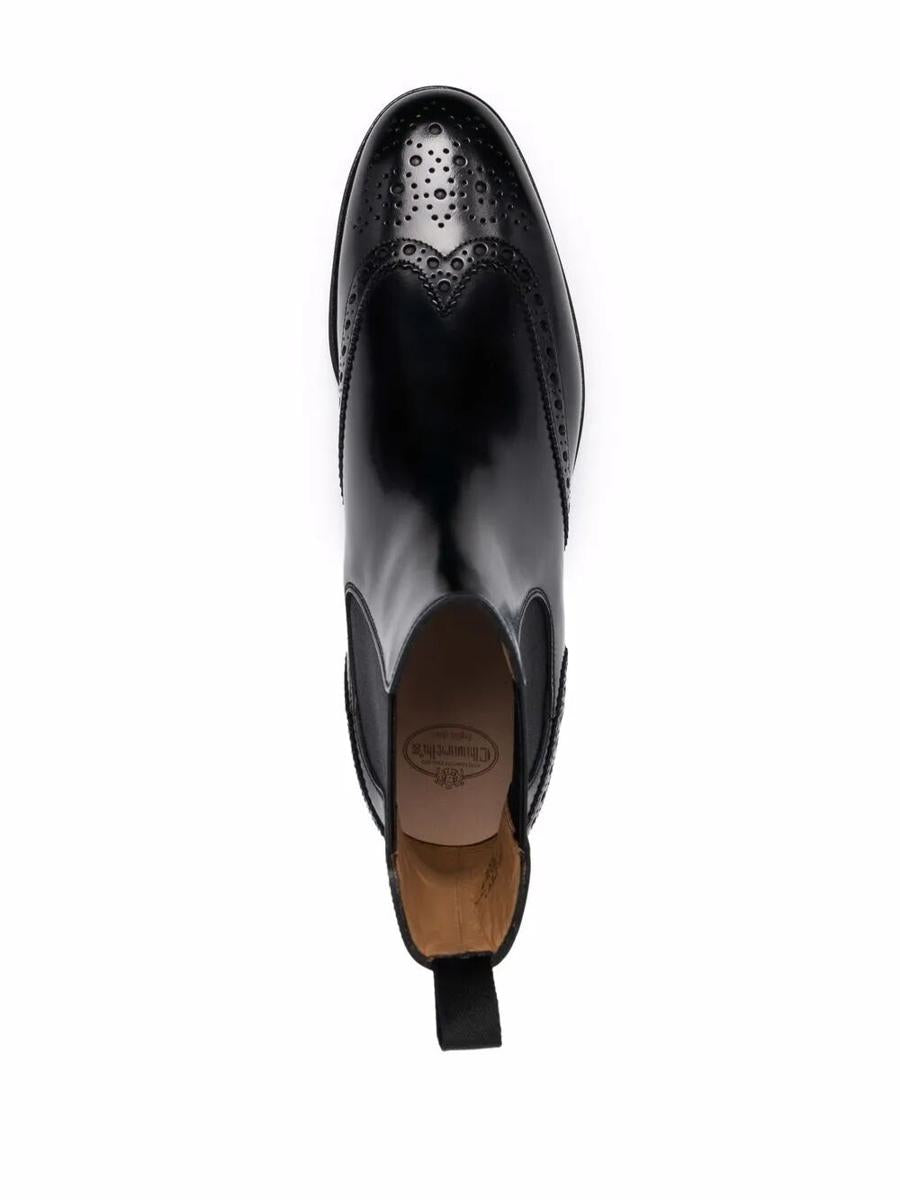 Church'S Charlize Brogue-Detail Chelsea Boots Shoes