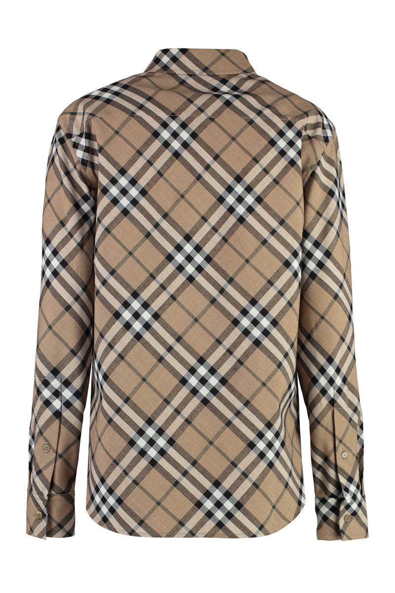 Burberry Checked Cotton Shirt