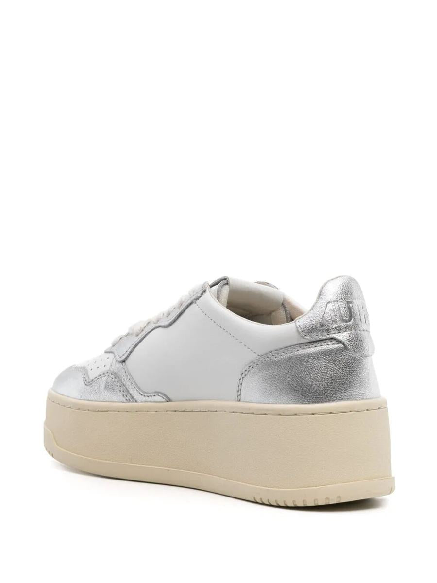 Autry "Platform Low" Leather Sneakers Shoes