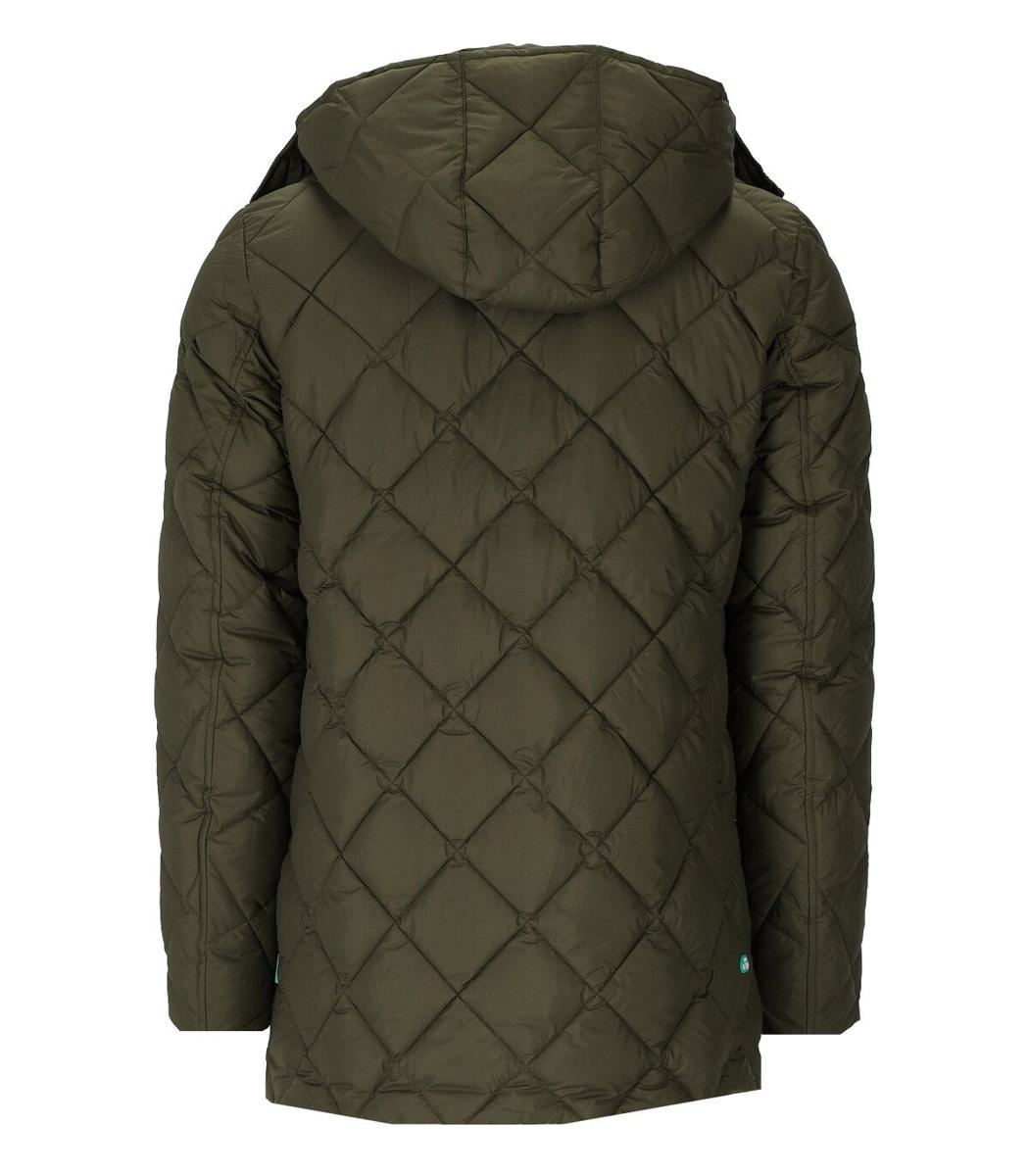 Save The Duck Uwe Green Hooded Padded Jacket