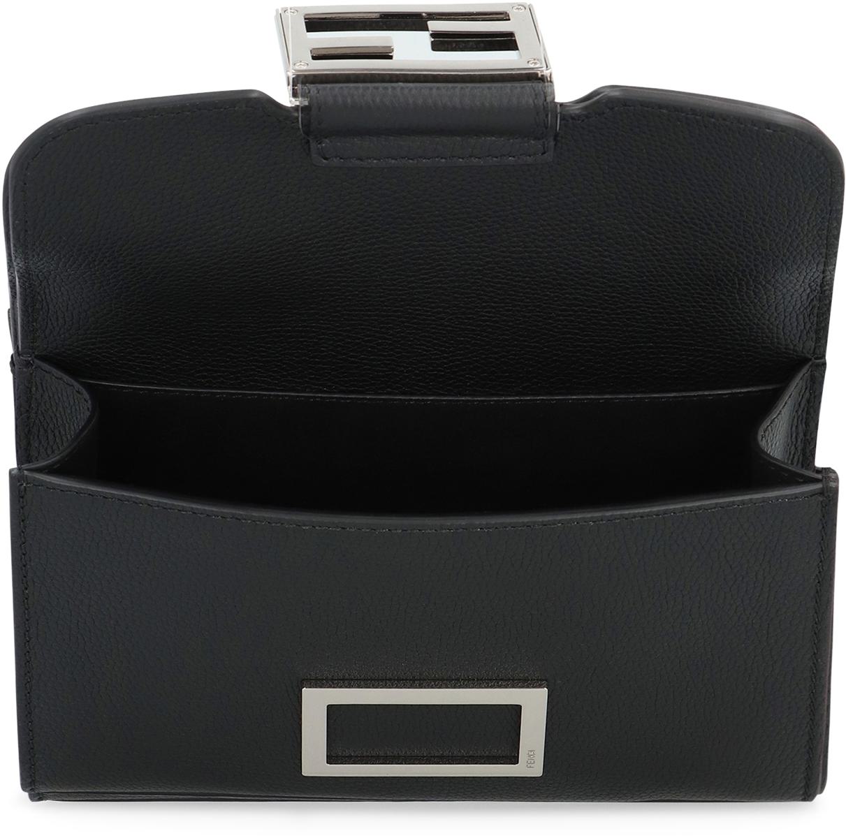 Fendi Baguette Double Leather Crossbody Bag