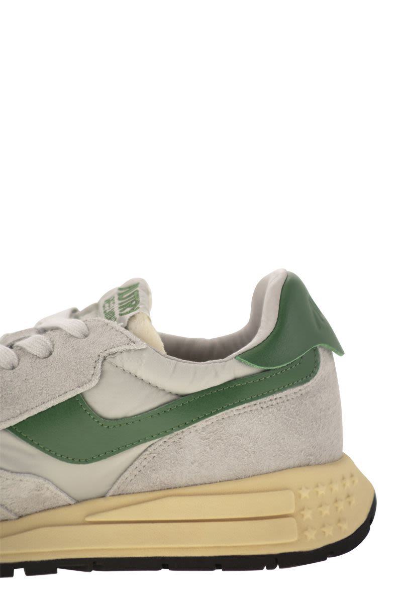 Autry Reelwind - Suede And Technical Textile Trainer