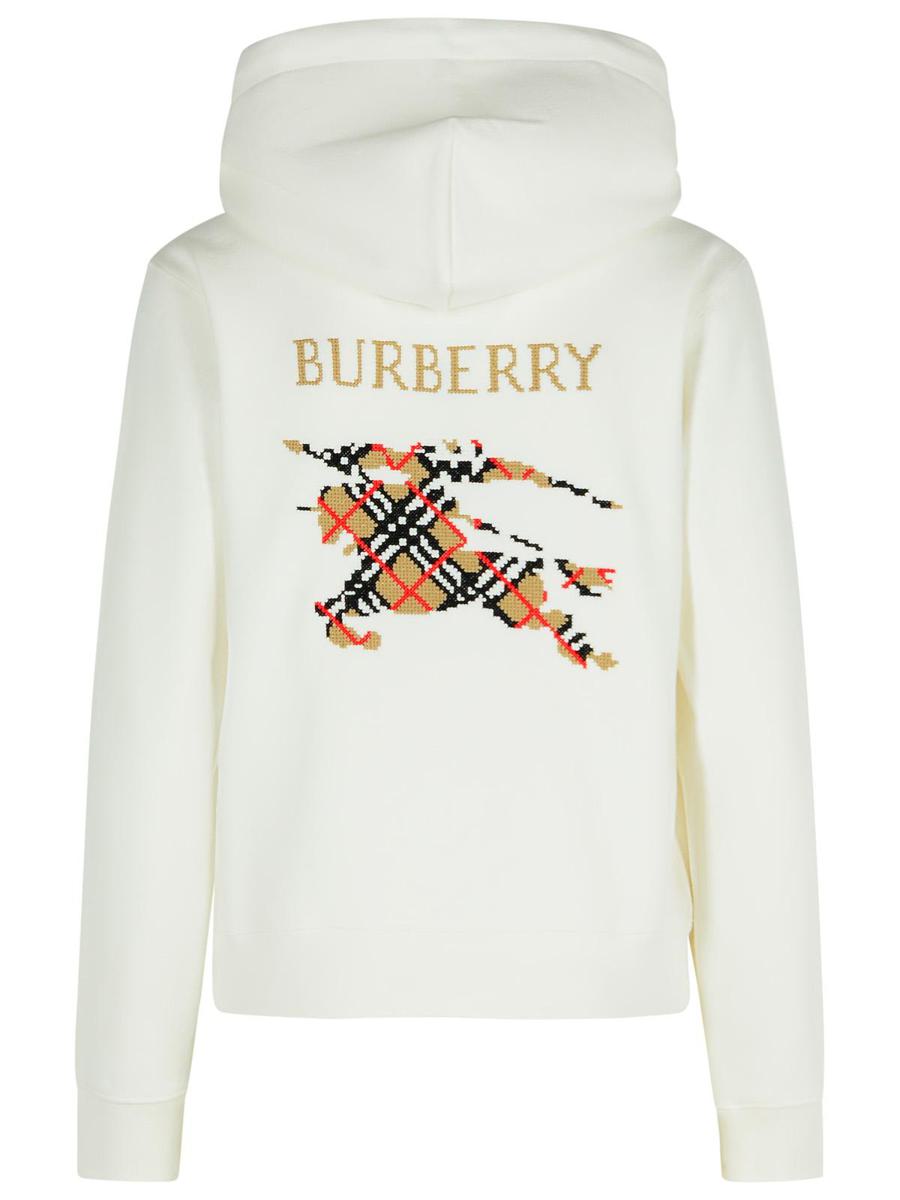 Burberry 'Harriet' Ivory Cotton Sweatshirt