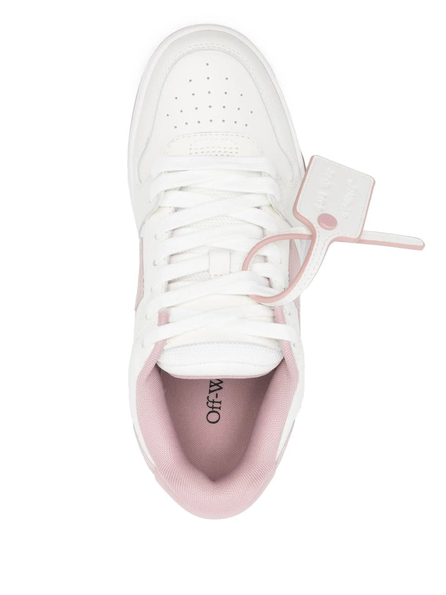 Off-White Out Of Office Calf Leather White - Pink