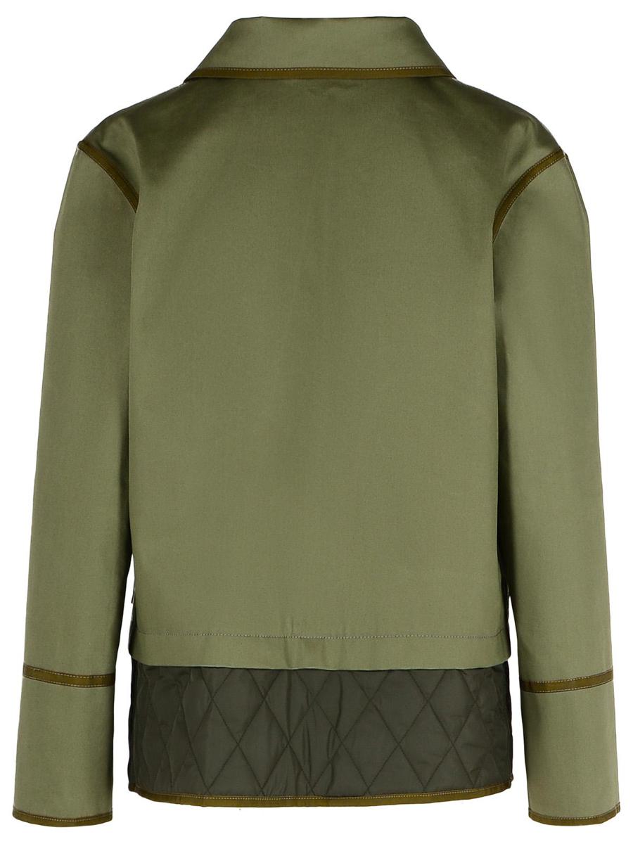 Fay Green Cotton Blend Jacket