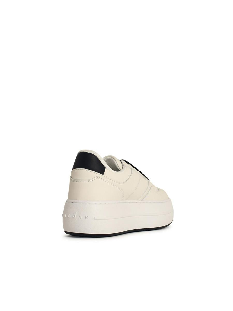 Hogan 'H670' White Leather Sneakers