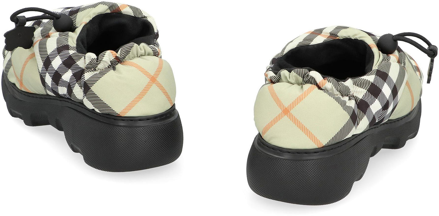 Burberry Check Motif Mules