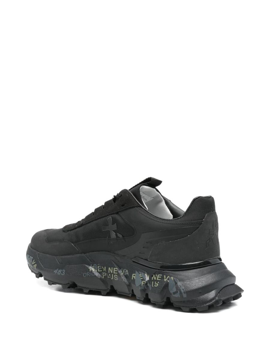 Premiata 'Devind' Sneakers In Black Leather