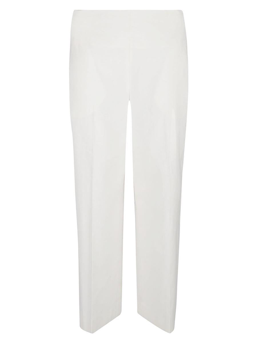 Via Masini 80 Straight Leg Linen Blend Trousers