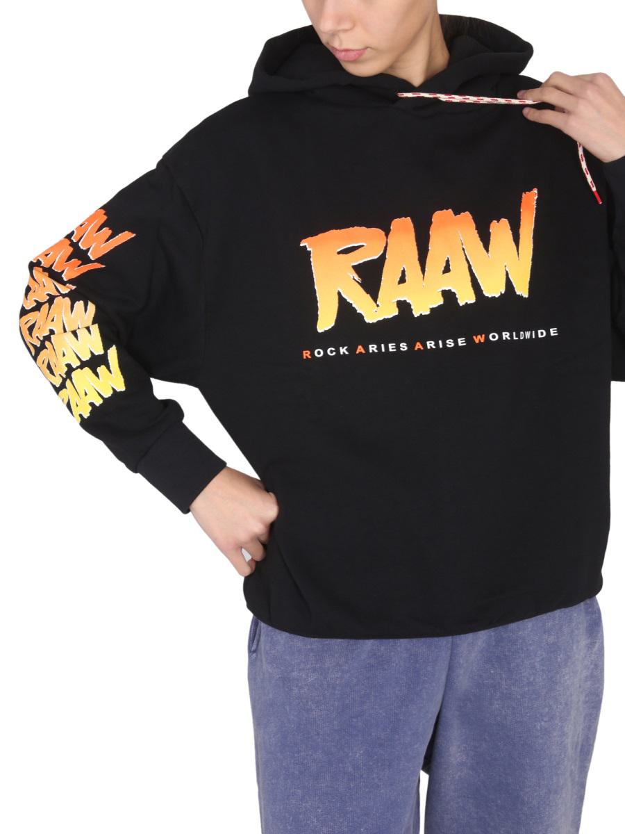 Aries Sweatshirt With Logo Print Unisex