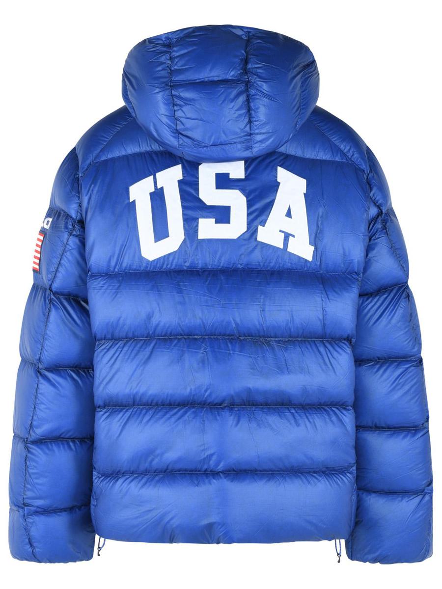 Polo Ralph Lauren Blue Nylon Bomber Jacket