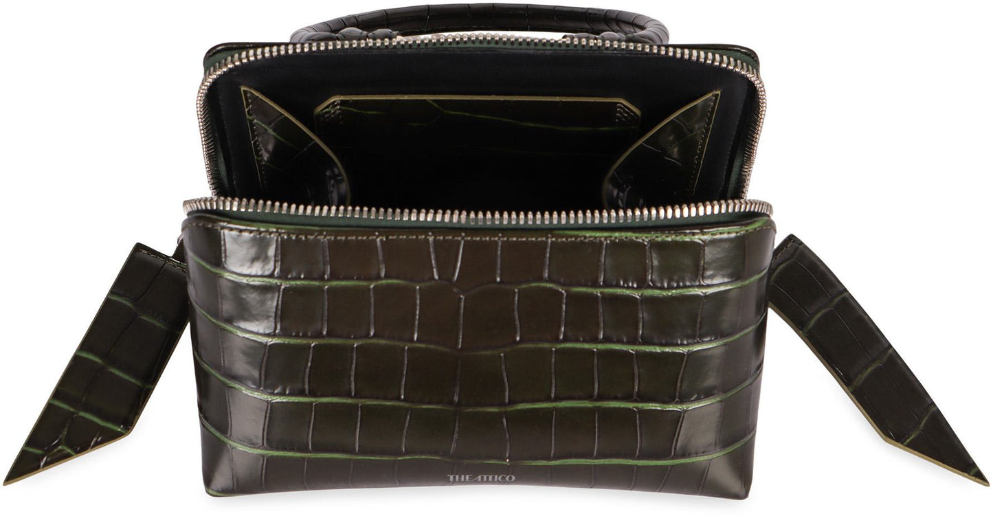 The Attico Mini Bag Friday In Printed Leather