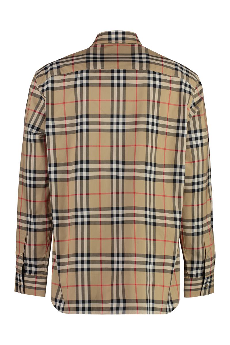 Burberry Check Print Cotton Shirt