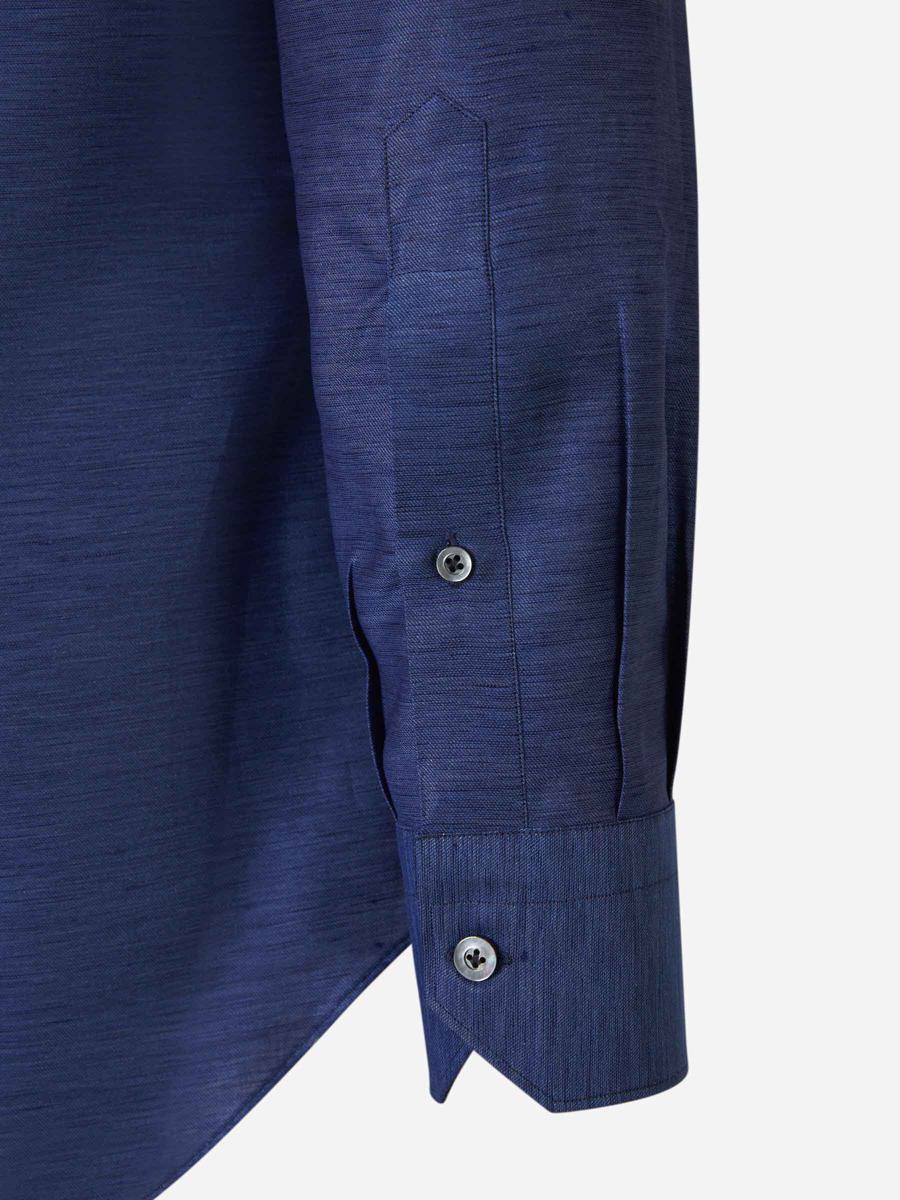 Fray Fil A Fil Linen Shirt