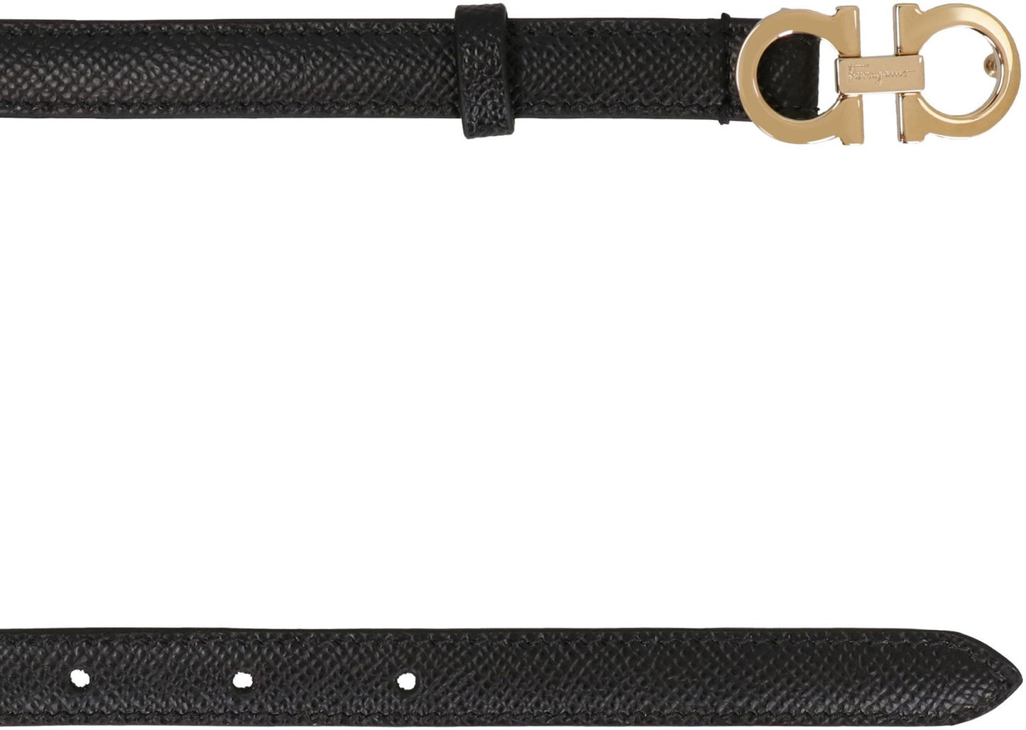 Salvatore Ferragamo Gancini Leather Belt