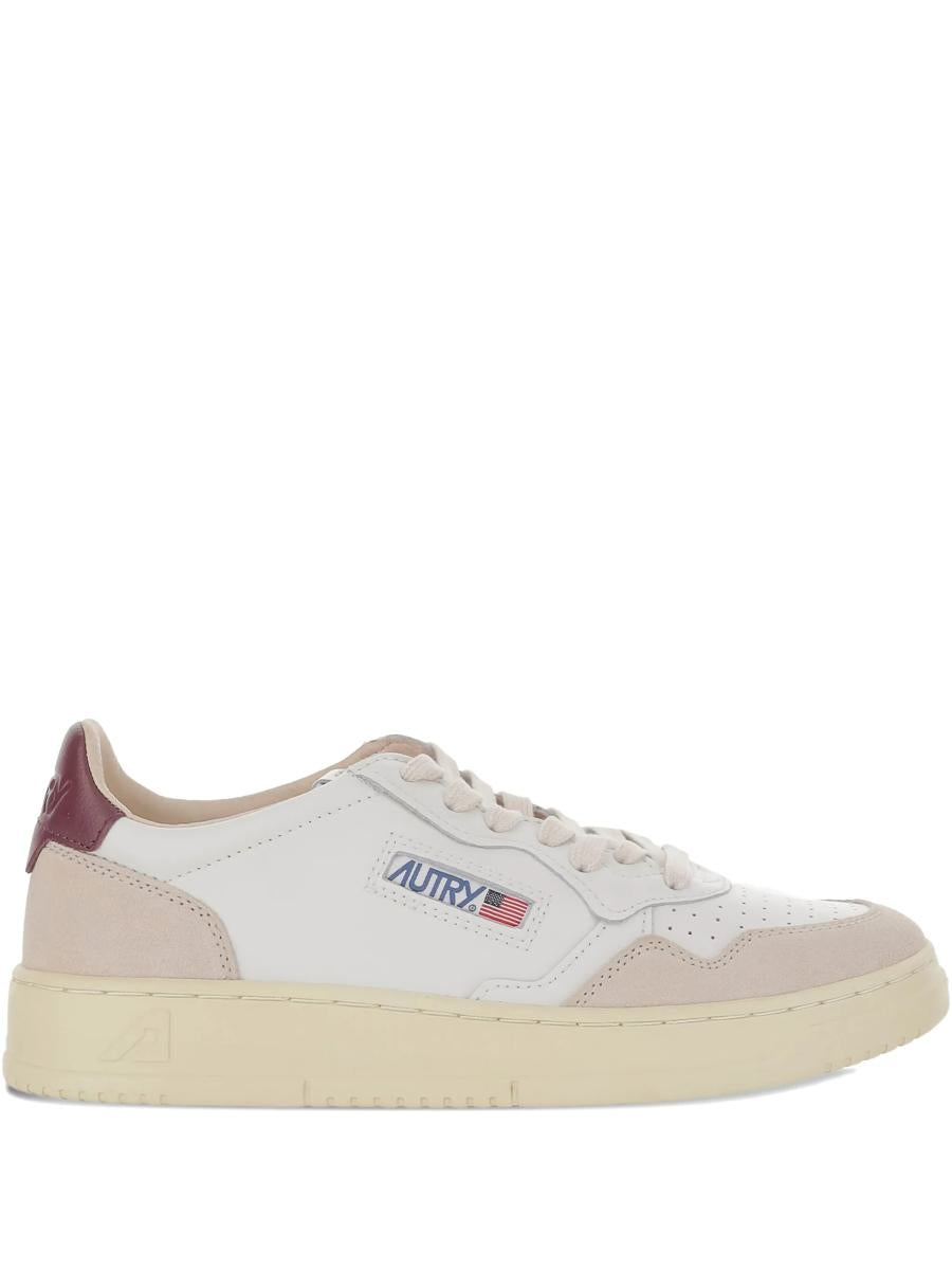 Autry Medalist Low Woman Leat/Suede Shoes