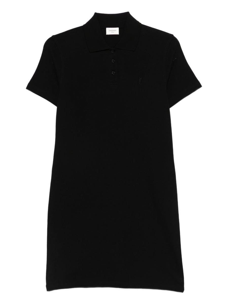 Saint Laurent Cotton Polo Dress
