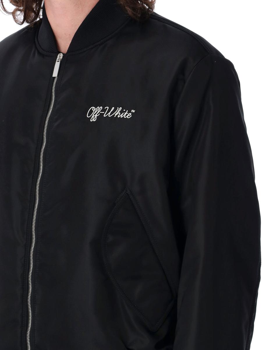 Off-White Script Varsity Jacket