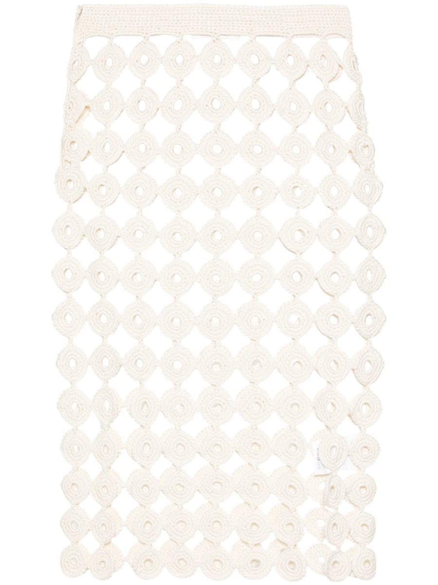 Wales Bonner Stanza Knit Skirt Clothing