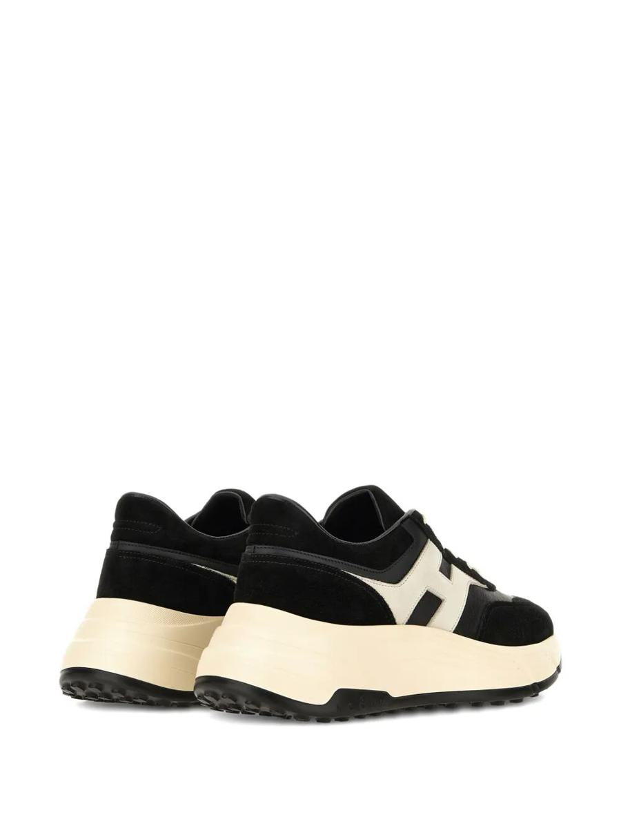 Hogan Hi-Fi Suede And Nappa Leather Sneakers Shoes