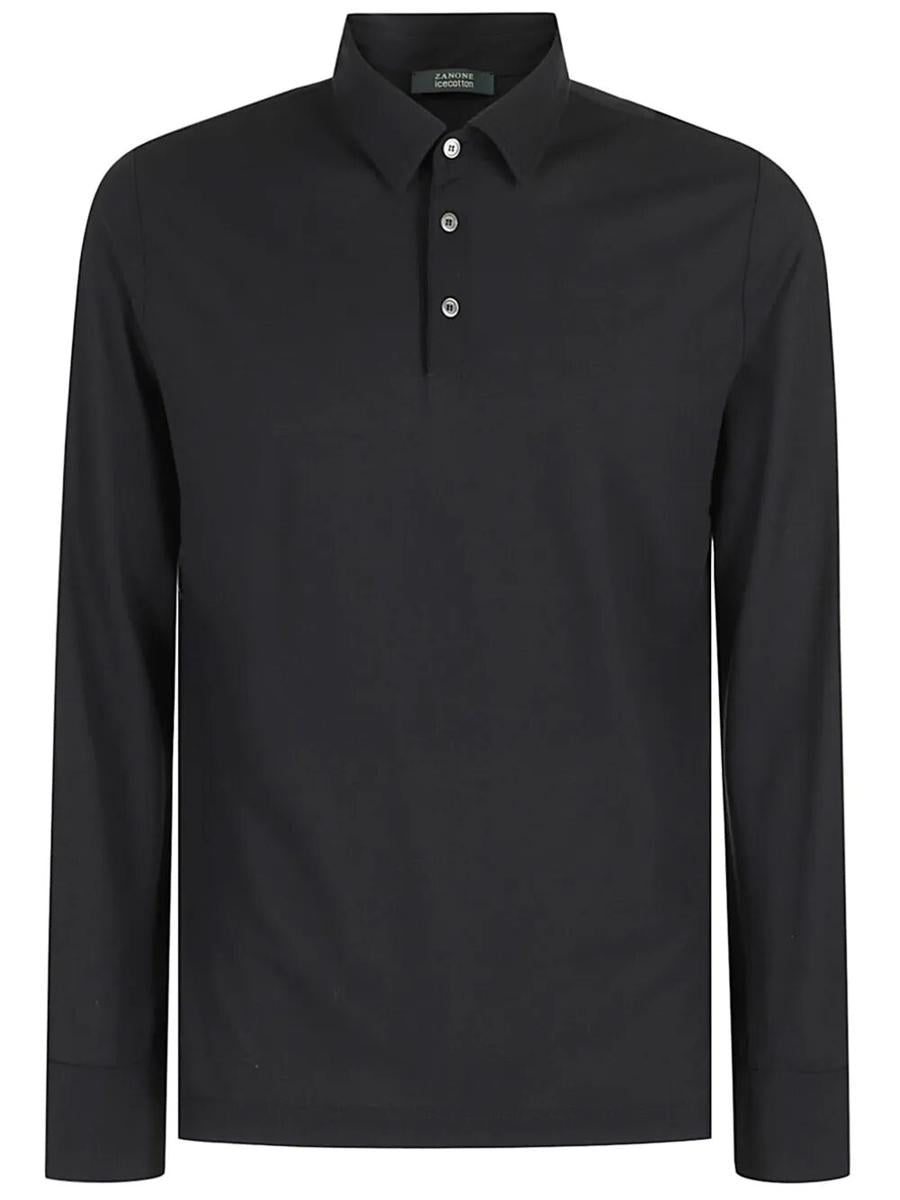 Zanone Long Sleeves Polo Shirt Clothing