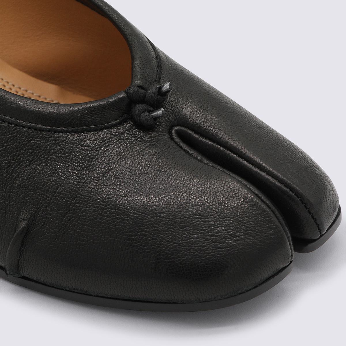 Maison Margiela Black Leather Pumps