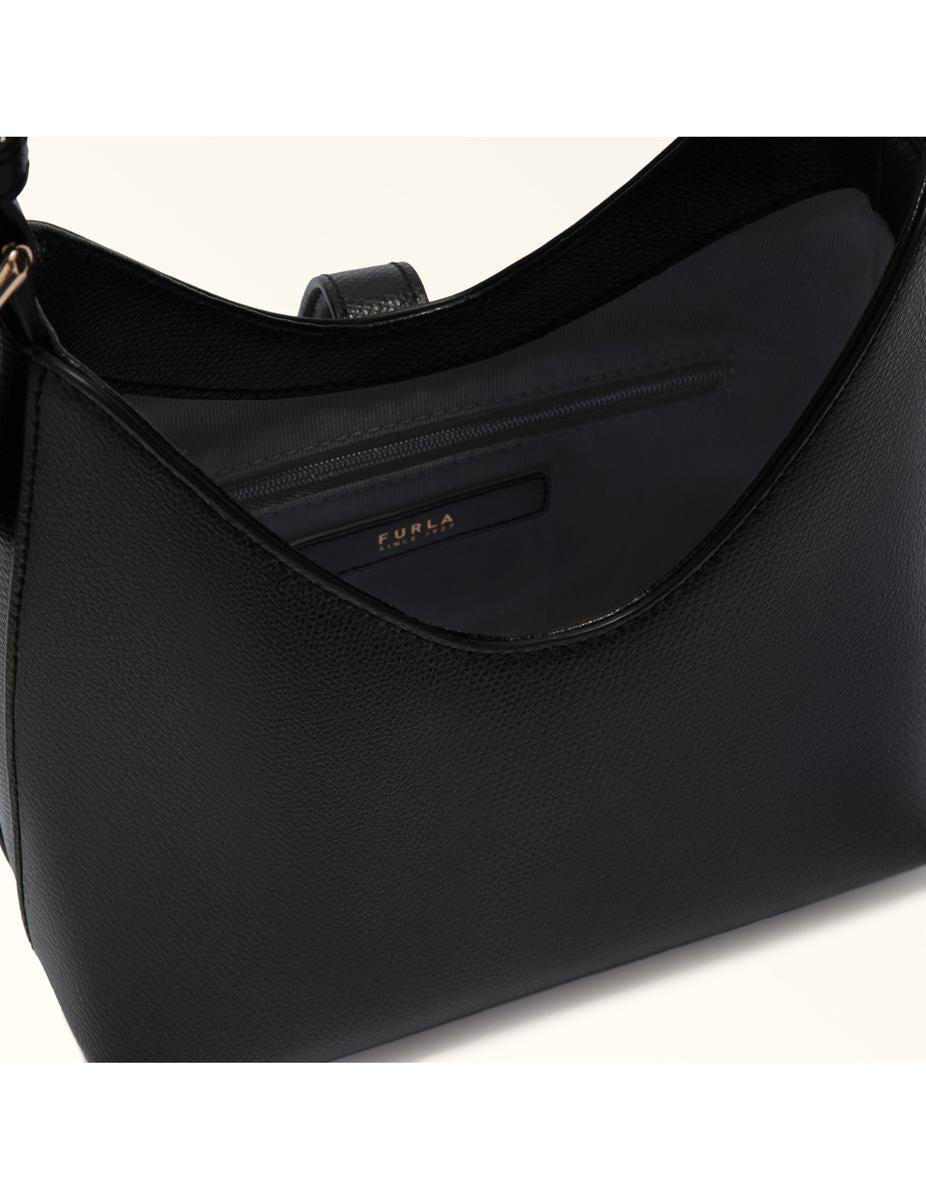 Furla Mini Leather Hobo Bag