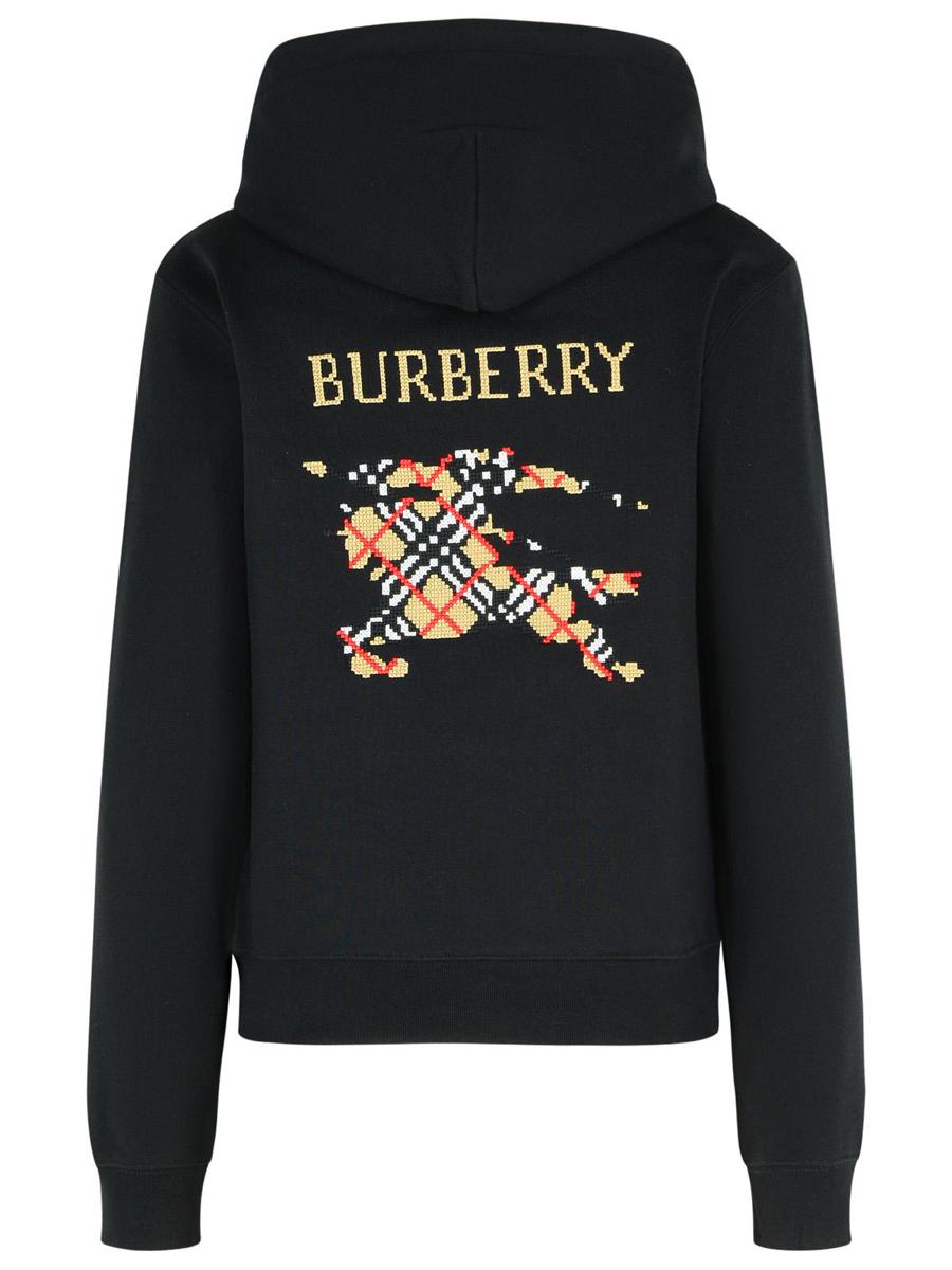 Burberry 'Harriet' Black Cotton Sweatshirt