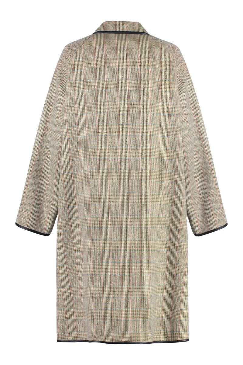 Bottega Veneta Prince-Of-Wales Wool Coat