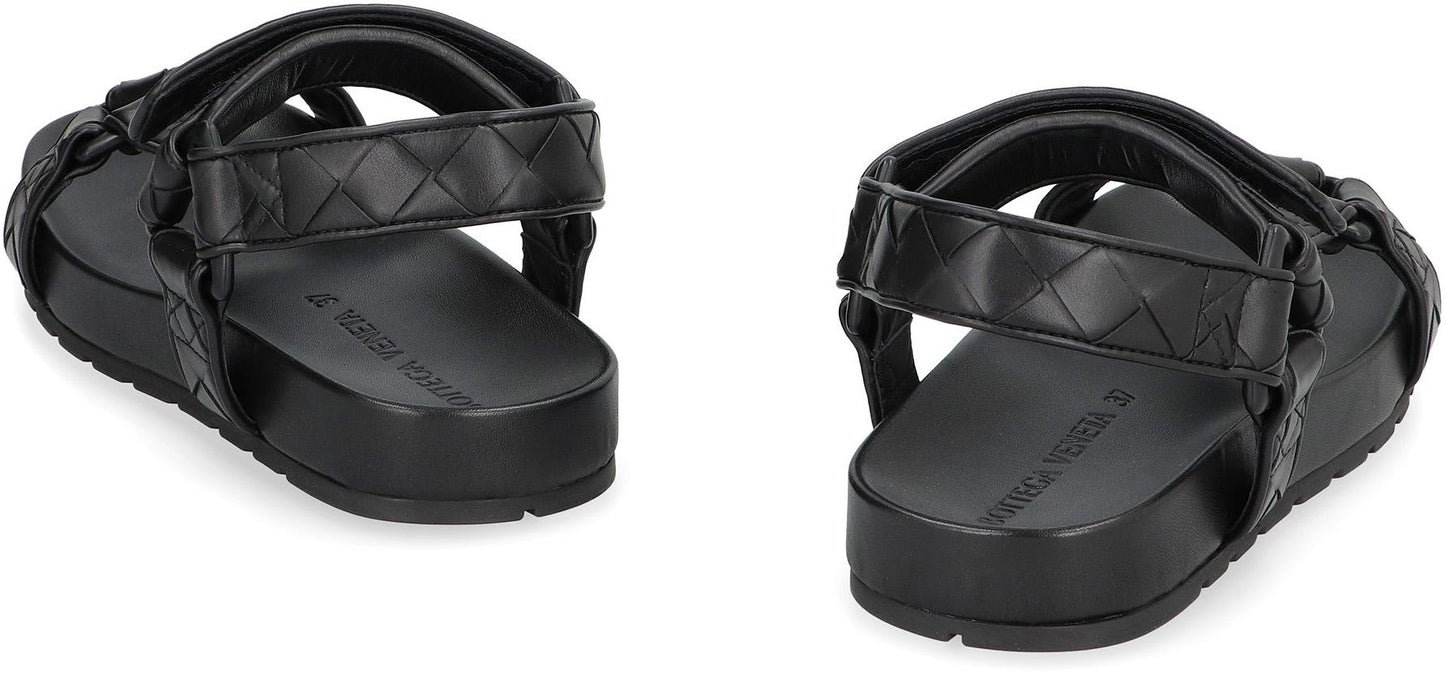 Bottega Veneta Trip Leather Sandals