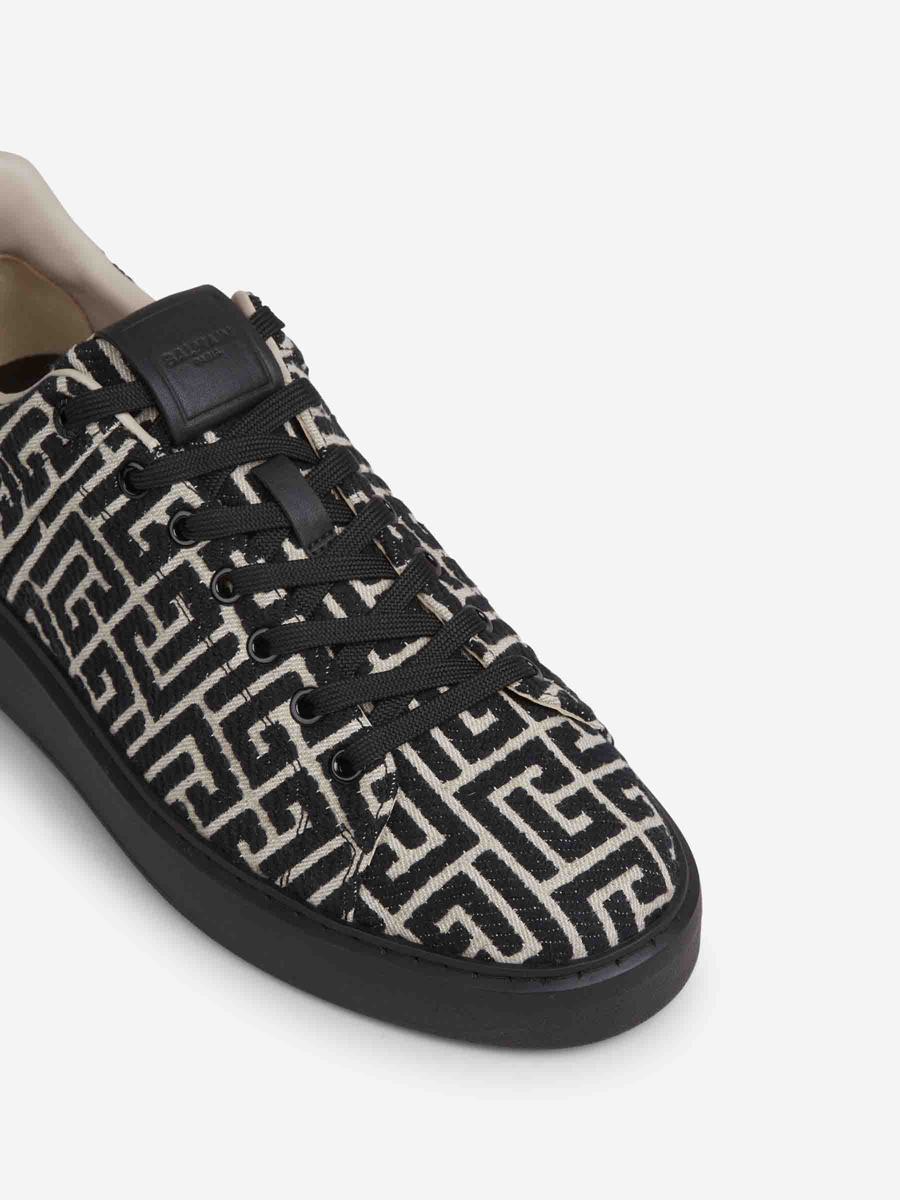 Balmain B-Court Jacquard Sneakers