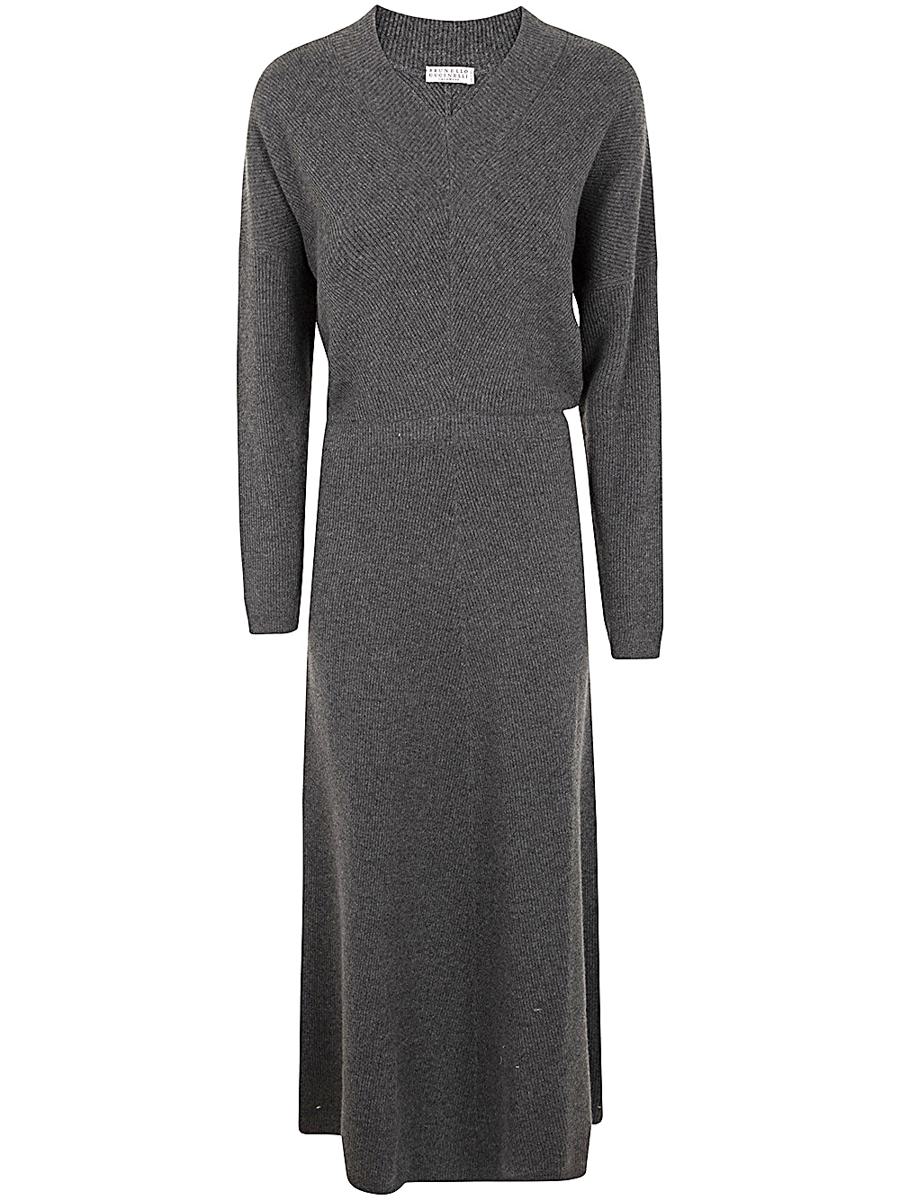 Brunello Cucinelli Cashmere Long Dress Clothing