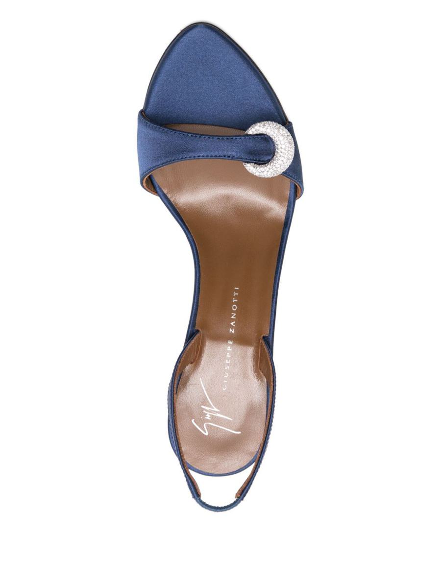 Giuseppe Zanotti Clandestino Satin Heel Sandals