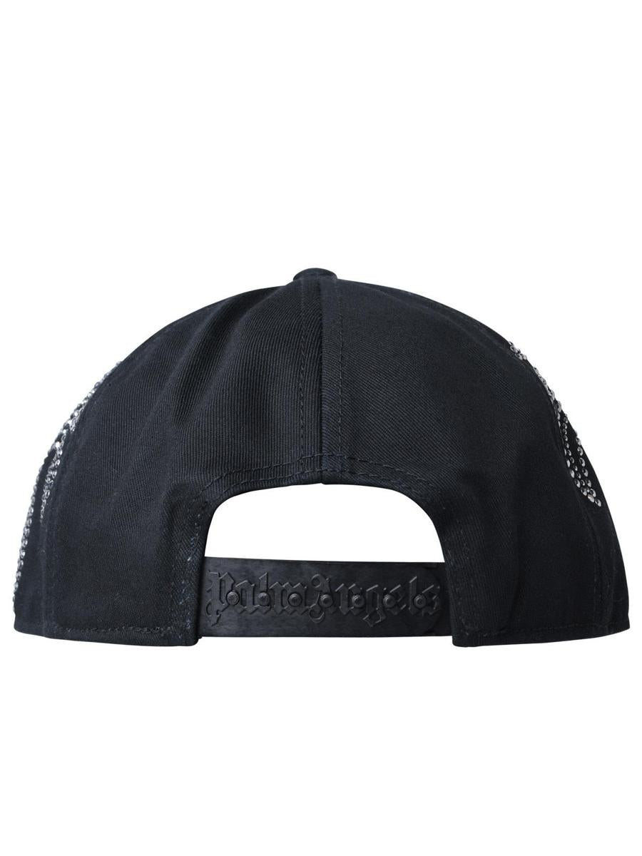 Palm Angels Black Cotton Hat