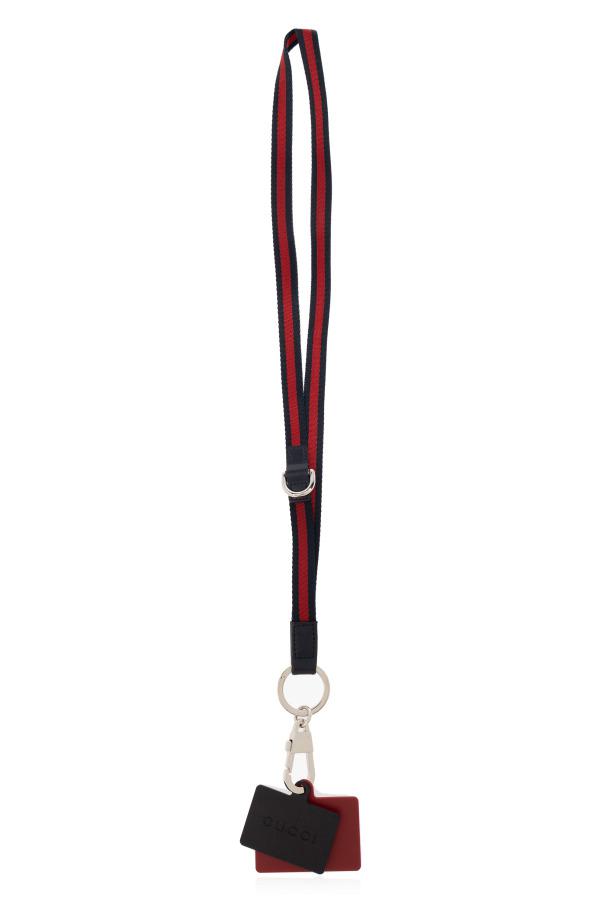 Gucci "Lanyard Web" Keychains