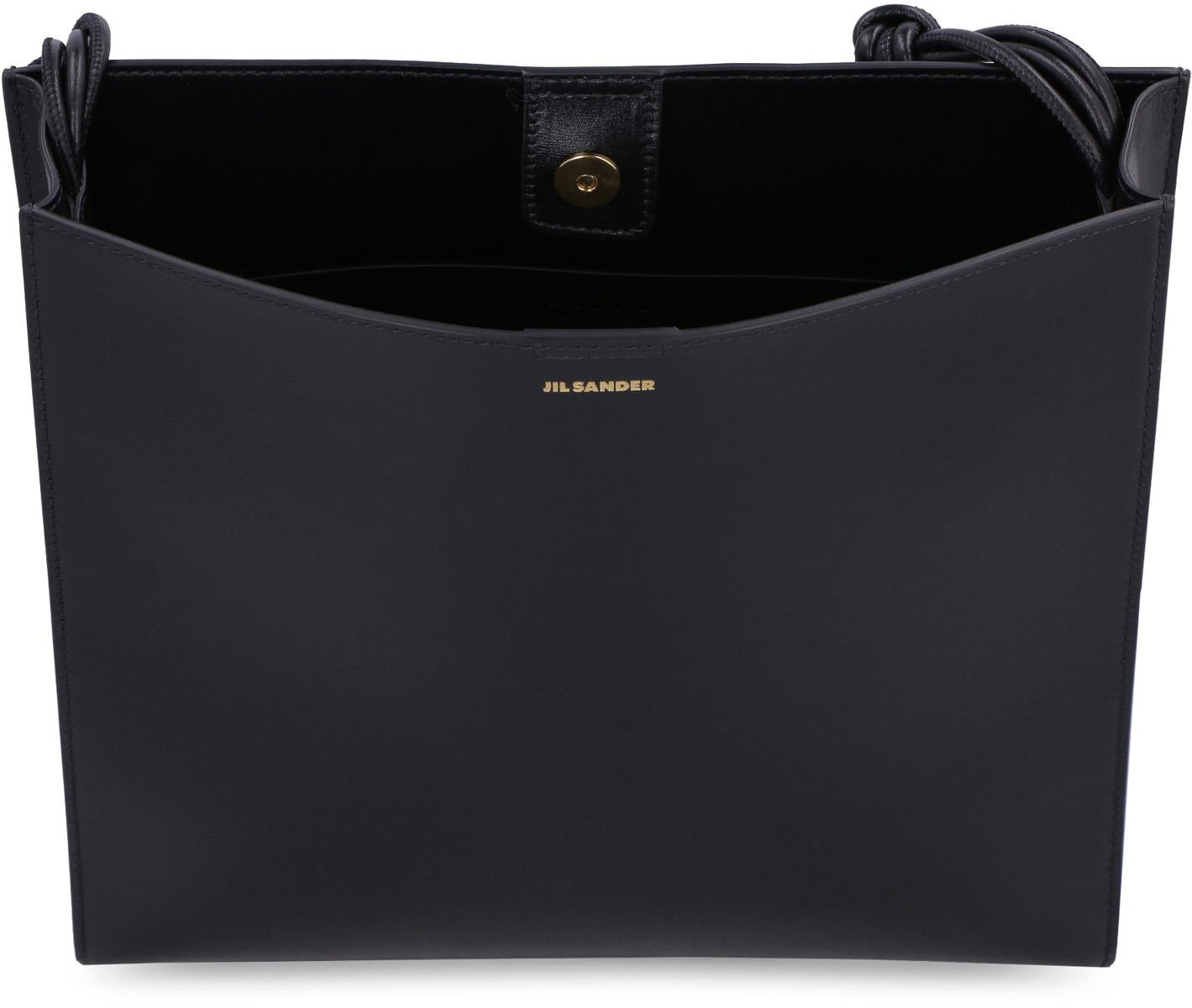 Jil Sander Tangle Leather Crossbody Bag