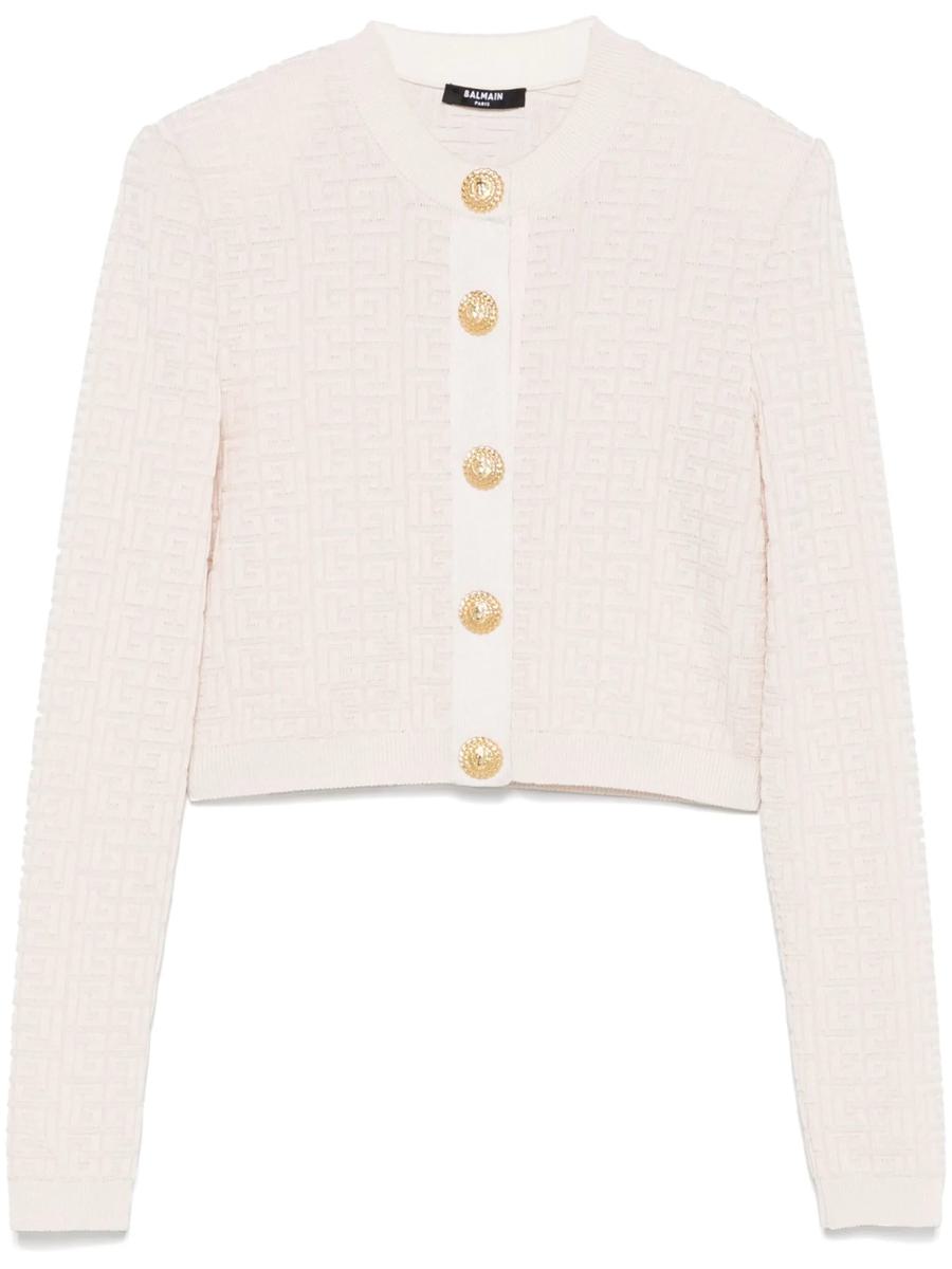 Balmain Pb Labyrinth Knit Cardigan Clothing