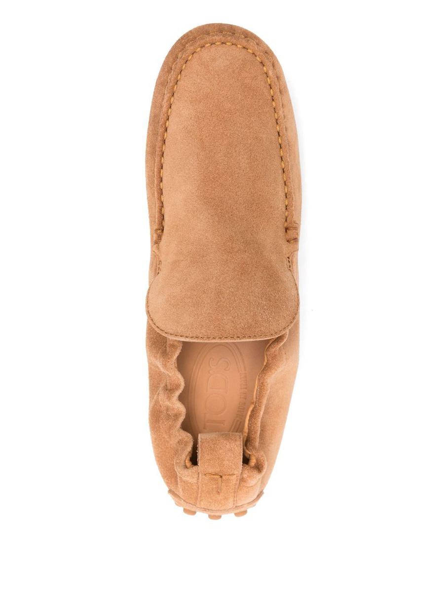 Tod'S Gommino Curled Suede Loafers Shoes