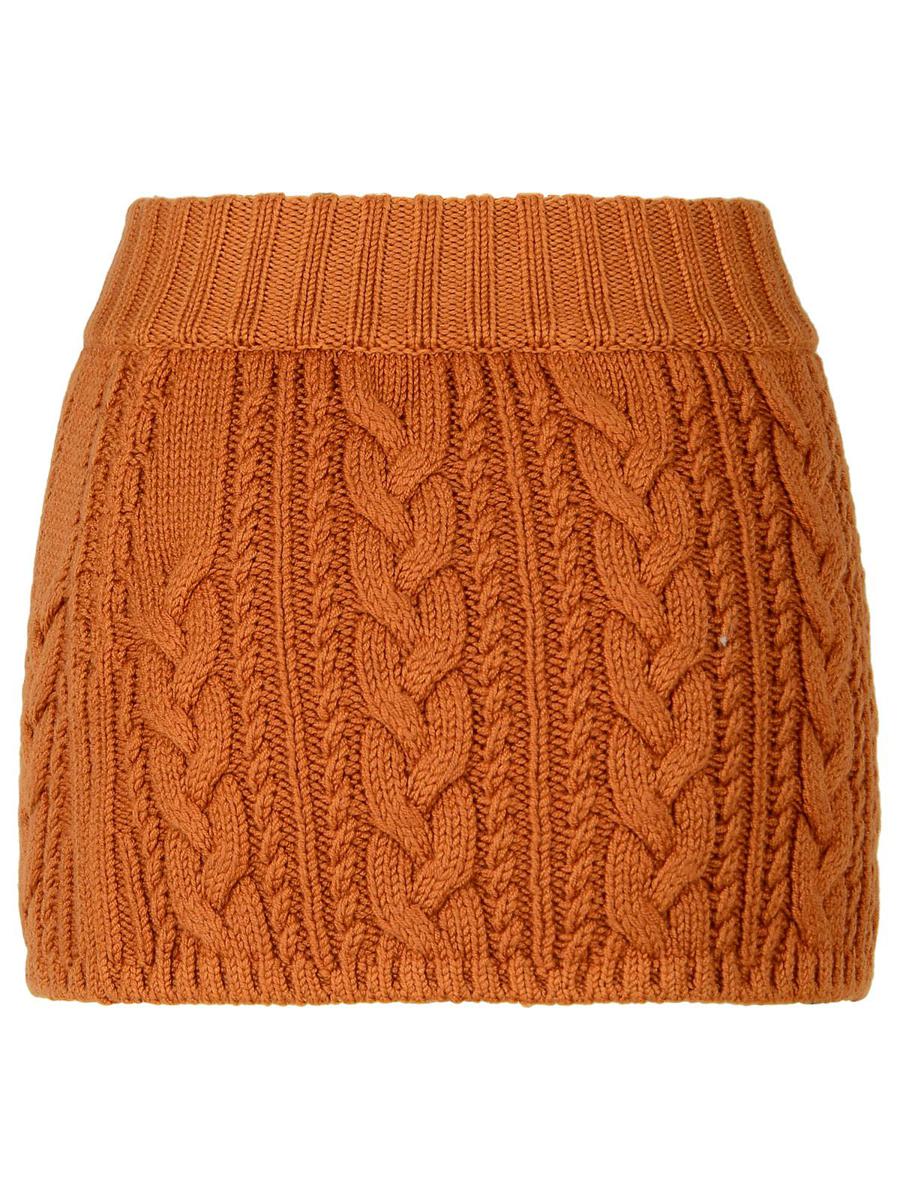 Alanui 'Hues' Virgin Wool Miniskirt