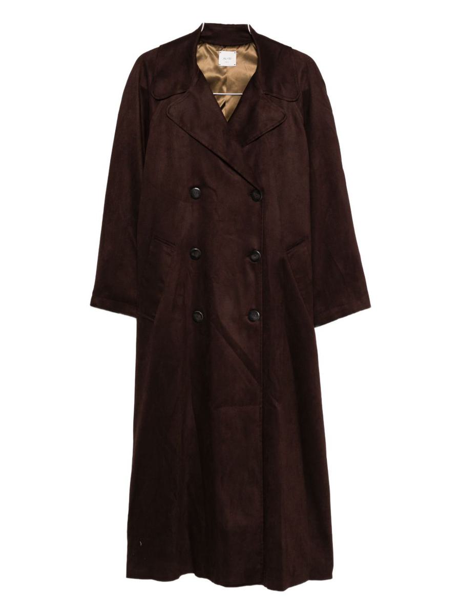 Alysi Double-Breasted Trench Coat