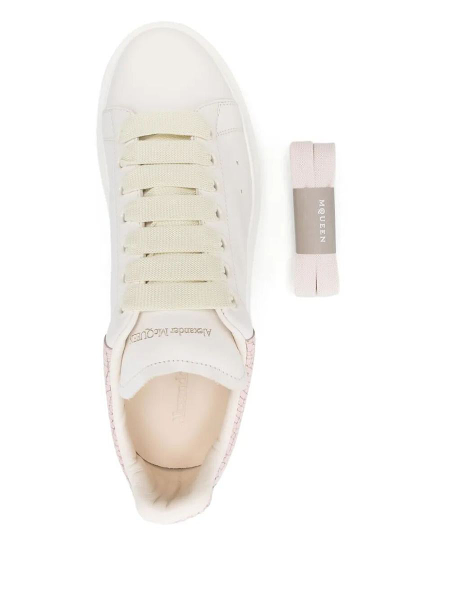 Alexander McQueen Oversized Sneaker With Crackled Heel Tab Shoes
