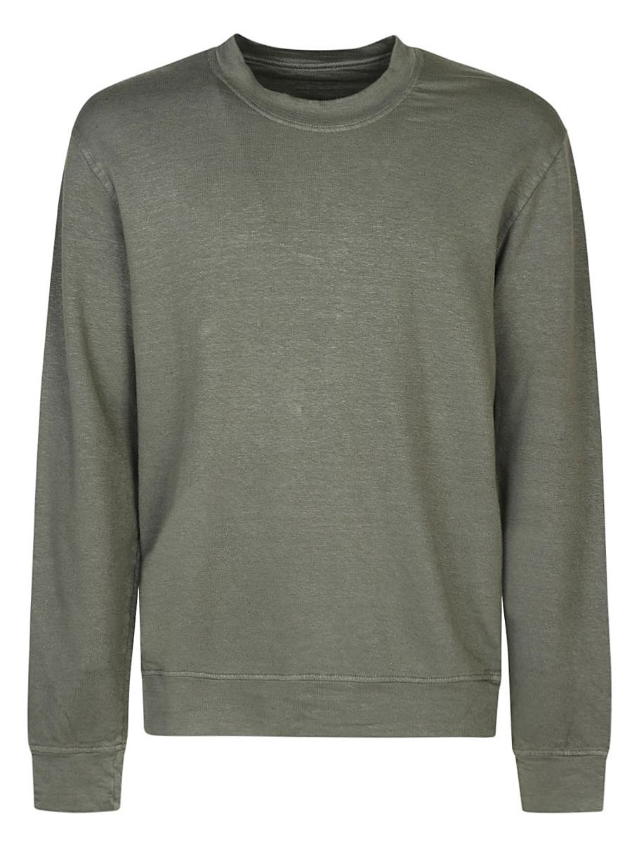 Original Vintage Style Cotton Blend Linen Sweatshirt