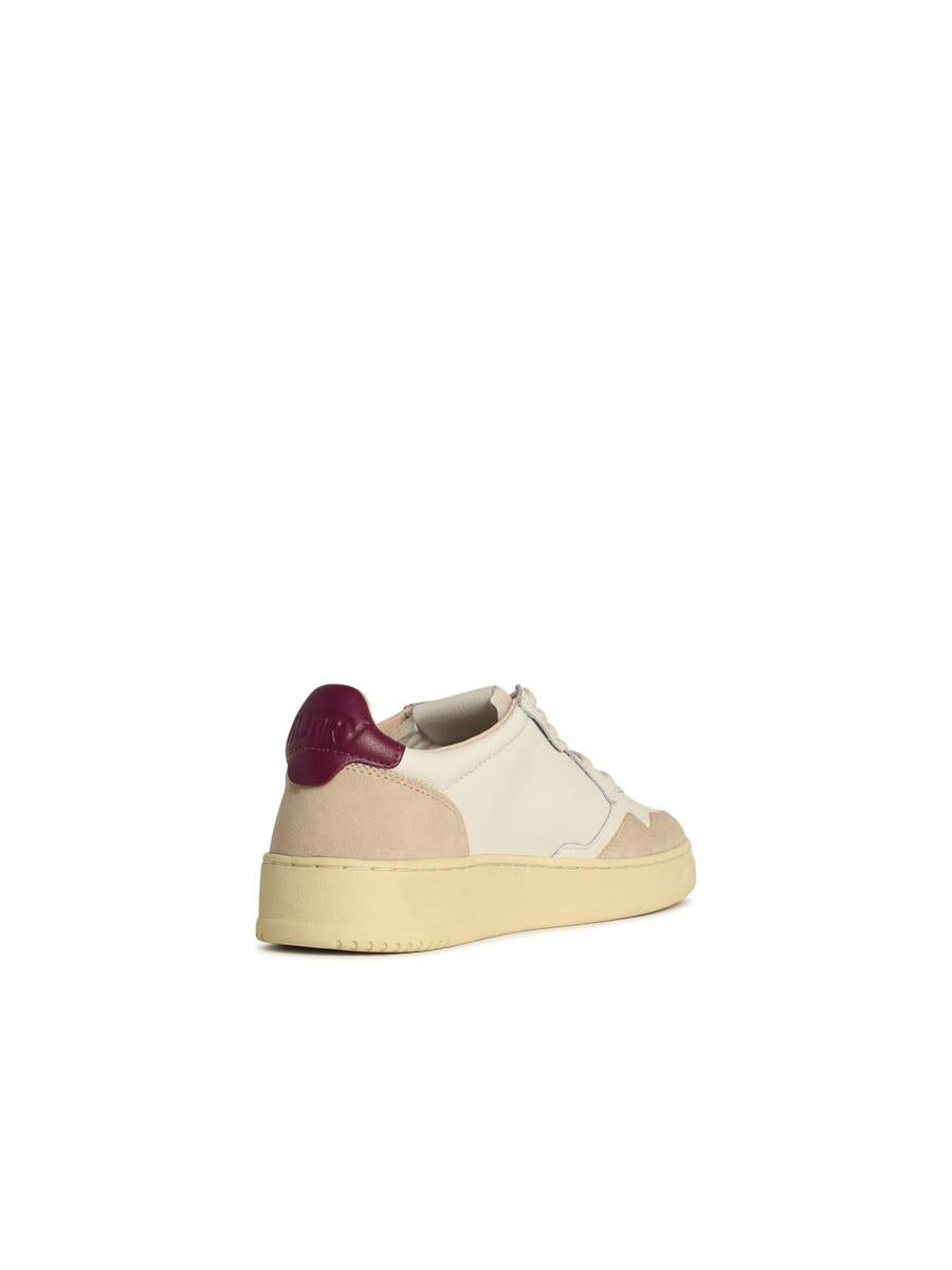 Autry White Leather Sneakers