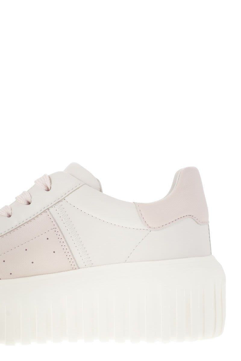 Hogan H-Stripes Trainers With Side Band