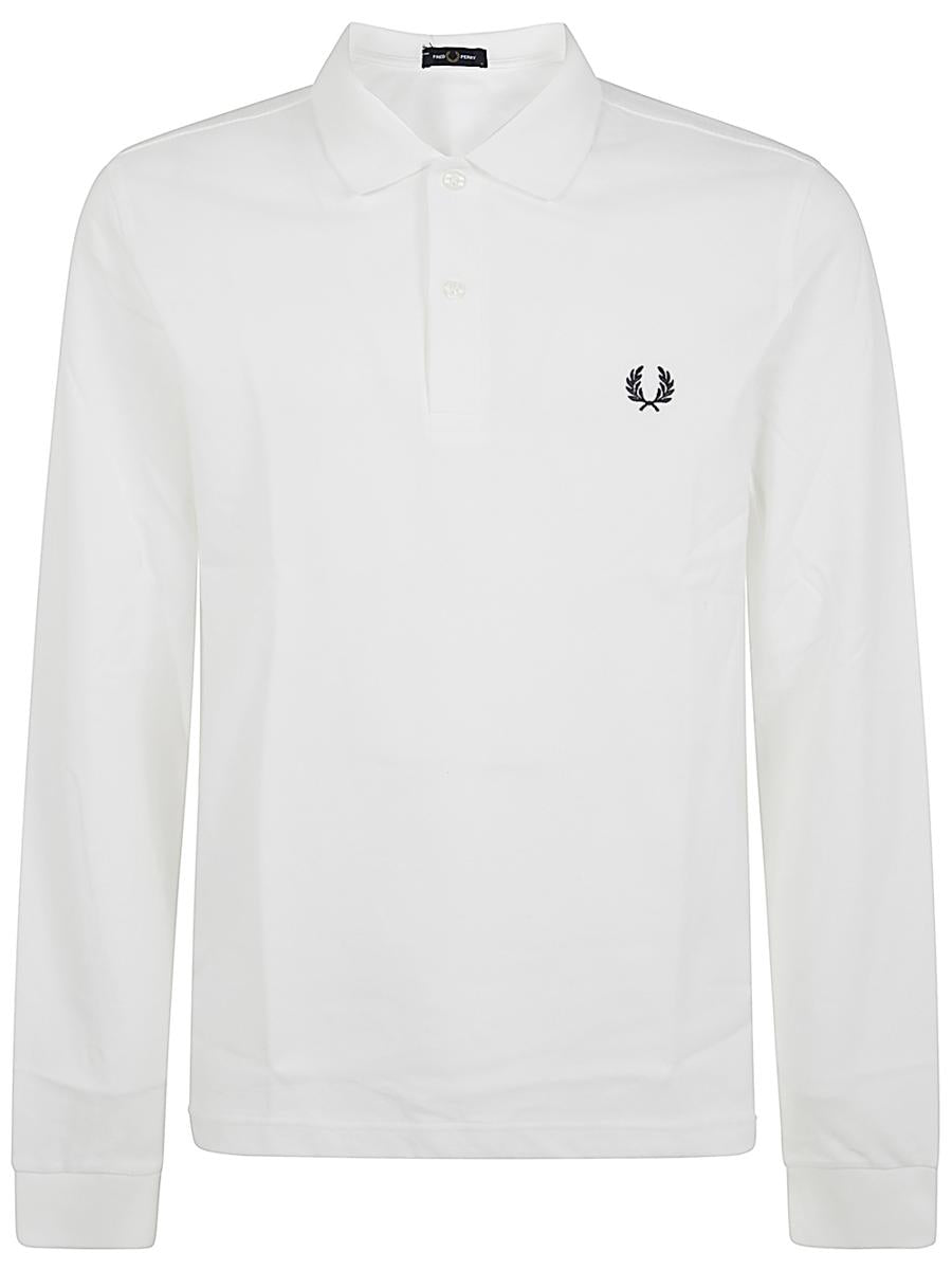 Fred Perry Long Sleeve Plain Shirt Clothing